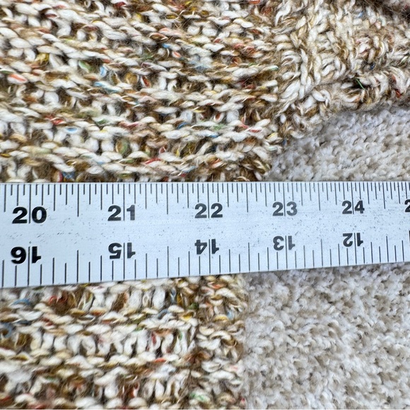 NWT St John’s Bay Textured Knit Sweater Women’s Size PXXL Tan Tweed - Picture 8 of 12